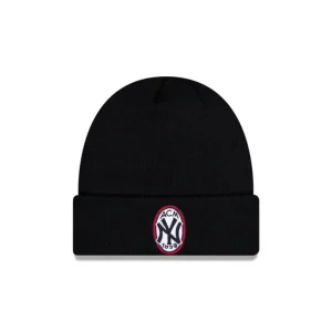 Hot AC Milan x New York Yankees Black Knit Beanie - KTGCaps - Baseball caps for various teams, purchased online at a discount