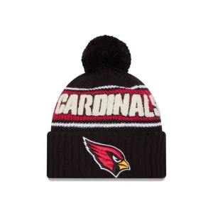 Hot Arizona Cardinals 2024 Cold Weather Black Pom Knit Hat - KTGCaps - Baseball caps for various teams, purchased online at a discount