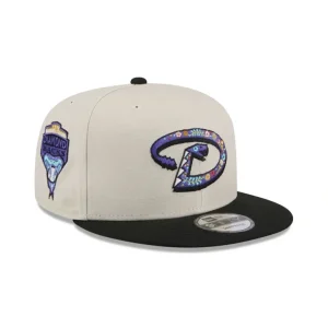 Flash Sale Arizona Diamondbacks Floral Fill 9FIFTY Snapback Hat - KTGCaps - Baseball caps for various teams, purchased online at a discount