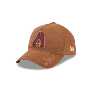 Discount Arizona Diamondbacks Ornamental Cord 9FORTY AFrame Snapback Hat - KTGCaps - Baseball caps for various teams, purchased online at a discount
