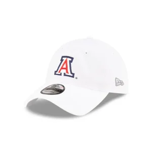 Fashion Arizona Wildcats White 9TWENTY Adjustable Hat - KTGCaps - Baseball caps for various teams, purchased online at a discount