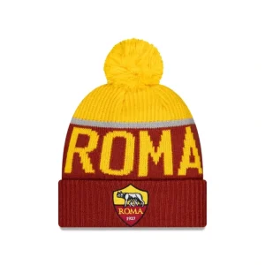 Hot AS Roma Pom Knit Hat - KTGCaps - Baseball caps for various teams, purchased online at a discount
