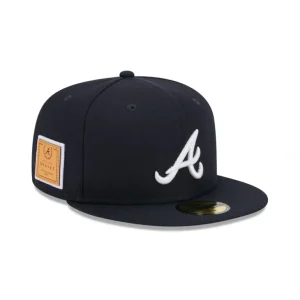 Flash Sale Atlanta Braves Court Sport 59FIFTY Fitted Hat - KTGCaps - Baseball caps for various teams, purchased online at a discount