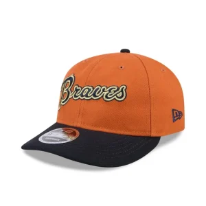 Flash Sale Atlanta Braves Gold Wood Retro Crown 9FIFTY Snapback Hat - KTGCaps - Baseball caps for various teams, purchased online at a discount