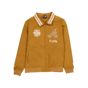 Flash Sale Atlanta Braves Light Bronze Logo Select Jacket - KTGCaps - Baseball caps for various teams, purchased online at a discount