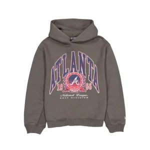 Fashion Atlanta Braves Oversized Essentials Hoodie - KTGCaps - Baseball caps for various teams, purchased online at a discount