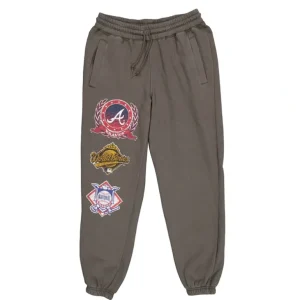 Flash Sale Atlanta Braves Oversized Essentials Sweatpants - KTGCaps - Baseball caps for various teams, purchased online at a discount