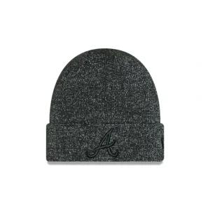 Hot Atlanta Braves Reflective Black Knit Beanie - KTGCaps - Baseball caps for various teams, purchased online at a discount