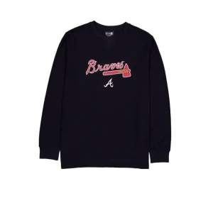 Fashion Atlanta Braves Sport Night Long Sleeve TShirt - KTGCaps - Baseball caps for various teams, purchased online at a discount