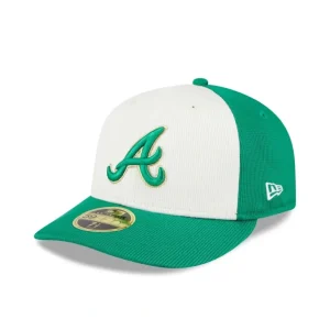 Discount Atlanta Braves St Patricks Day 2024 Low Profile 59FIFTY Fitted Hat - KTGCaps - Baseball caps for various teams, purchased online at a discount