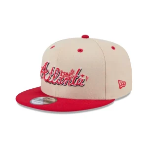 Hot Atlanta Braves Team Art 9FIFTY Snapback Hat - KTGCaps - Baseball caps for various teams, purchased online at a discount