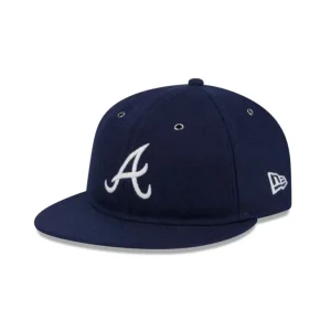 Discount Atlanta Braves Wool Retro Crown 59FIFTY Fitted Hat - KTGCaps - Baseball caps for various teams, purchased online at a discount