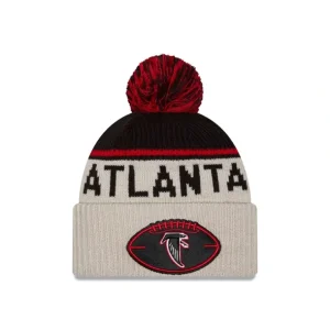 Fashion Atlanta Falcons 2024 Cold Weather Historic Pom Knit Hat - KTGCaps - Baseball caps for various teams, purchased online at a discount