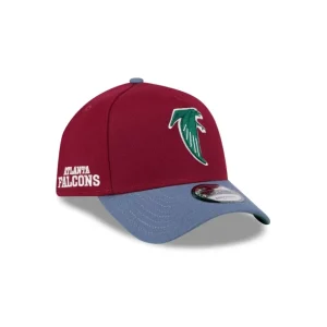Flash Sale Atlanta Falcons Cherry 9FORTY AFrame Snapback Hat - KTGCaps - Baseball caps for various teams, purchased online at a discount