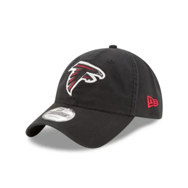 Hot Atlanta Falcons Core Classic Black 9TWENTY Adjustable Hat - KTGCaps - Baseball caps for various teams, purchased online at a discount