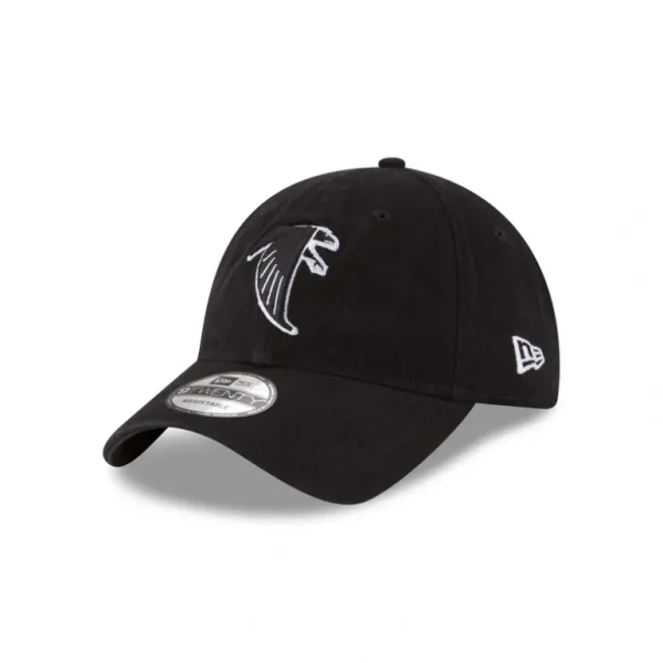 Discount Atlanta Falcons NFL Core Classic Black 9TWENTY Adjustable - KTGCaps - Baseball caps for various teams, purchased online at a discount