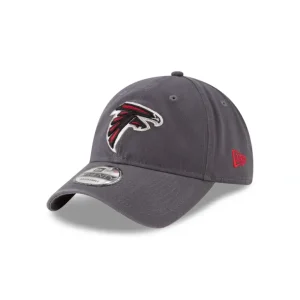 Fashion Atlanta Falcons NFL Core Classic Graphite 9TWENTY Adjustable - KTGCaps - Baseball caps for various teams, purchased online at a discount