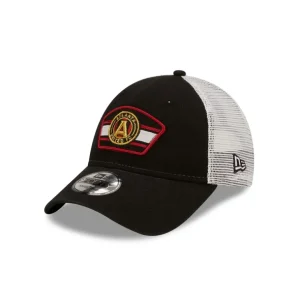 Fashion Atlanta United FC Black 9FORTY Trucker Hat - KTGCaps - Baseball caps for various teams, purchased online at a discount