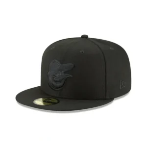 Shop Baltimore Orioles Blackout Basic 59FIFTY Fitted Hat - KTGCaps - Baseball caps for various teams, purchased online at a discount