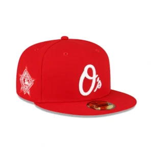Hot Baltimore Orioles Sidepatch Red 59FIFTY Fitted Hat - KTGCaps - Baseball caps for various teams, purchased online at a discount