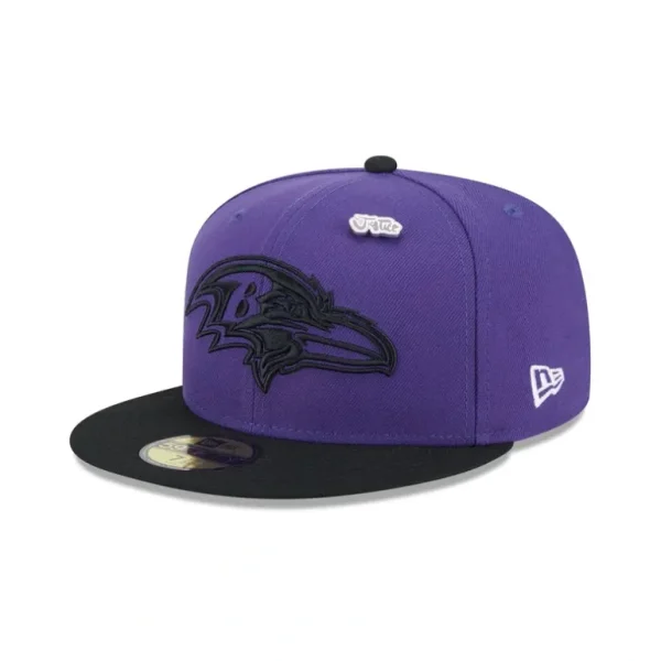 Discount Baltimore Ravens 2024 Inspire Change 59FIFTY Fitted Hat - KTGCaps - Baseball caps for various teams, purchased online at a discount