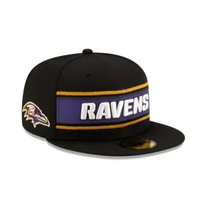 Fashion Baltimore Ravens 2024 Sideline Black 59FIFTY Fitted Hat - KTGCaps - Baseball caps for various teams, purchased online at a discount