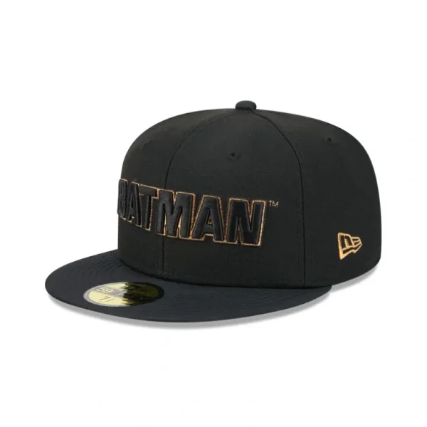 Flash Sale Batman Bold 59FIFTY Fitted Hat - KTGCaps - Baseball caps for various teams, purchased online at a discount