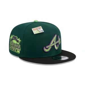 Hot Big League Chew X Atlanta Braves Sour Apple 9FIFTY Snapback Hat - KTGCaps - Baseball caps for various teams, purchased online at a discount