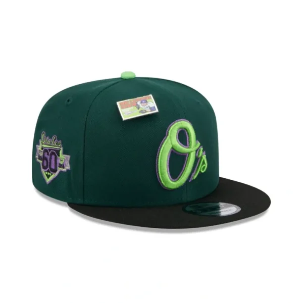 Flash Sale Big League Chew X Baltimore Orioles Sour Apple 9FIFTY Snapback Hat - KTGCaps - Baseball caps for various teams, purchased online at a discount