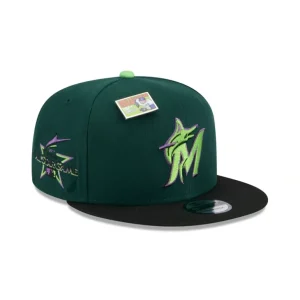 Hot Big League Chew X Miami Marlins Sour Apple 9FIFTY Snapback Hat - KTGCaps - Baseball caps for various teams, purchased online at a discount