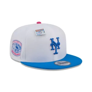 Discount Big League Chew X New York Mets Cotton Candy 9FIFTY Snapback Hat - KTGCaps - Baseball caps for various teams, purchased online at a discount