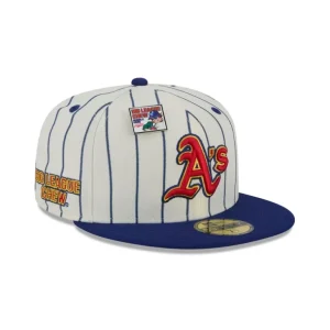 Flash Sale Big League Chew X Oakland Athletics Pinstripe 59FIFTY Fitted Hat - KTGCaps - Baseball caps for various teams, purchased online at a discount