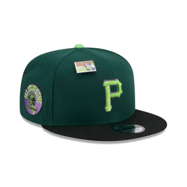 New Big League Chew X Pittsburgh Pirates Sour Apple 9FIFTY Snapback Hat - KTGCaps - Baseball caps for various teams, purchased online at a discount