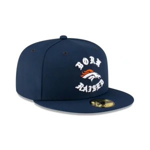 Discount Born x Raised Denver Broncos 59FIFTY Fitted - KTGCaps - Baseball caps for various teams, purchased online at a discount