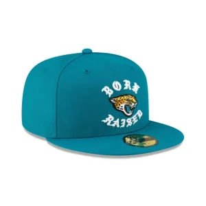 Flash Sale Born x Raised Jacksonville Jaguars 59FIFTY Fitted - KTGCaps - Baseball caps for various teams, purchased online at a discount