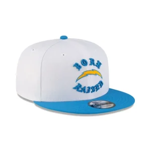 New Born x Raised Los Angeles Chargers White 9FIFTY Snapback - KTGCaps - Baseball caps for various teams, purchased online at a discount