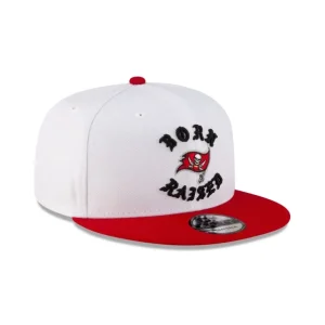 Discount Born x Raised Tampa Bay Buccaneers White 9FIFTY Snapback - KTGCaps - Baseball caps for various teams, purchased online at a discount