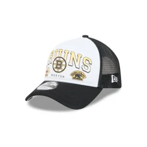 New Boston Bruins Sport Classics 9FORTY AFrame Trucker Hat - KTGCaps - Baseball caps for various teams, purchased online at a discount