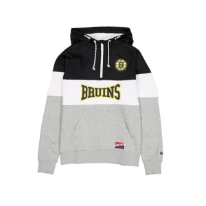 Fashion Boston Bruins Throwback Color Block Hoodie - KTGCaps - Baseball caps for various teams, purchased online at a discount