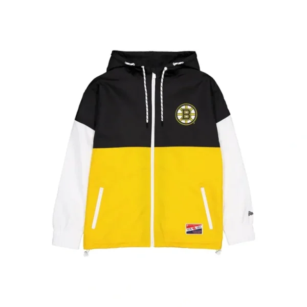 Hot Boston Bruins Throwback Windbreaker - KTGCaps - Baseball caps for various teams, purchased online at a discount