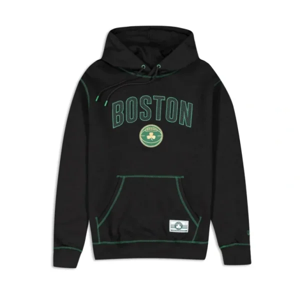 Fashion Boston Celtics 2023 City Edition Black Hoodie - KTGCaps - Baseball caps for various teams, purchased online at a discount