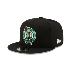 Discount Boston Celtics Basic Black 9FIFTY Snapback Hat - KTGCaps - Baseball caps for various teams, purchased online at a discount