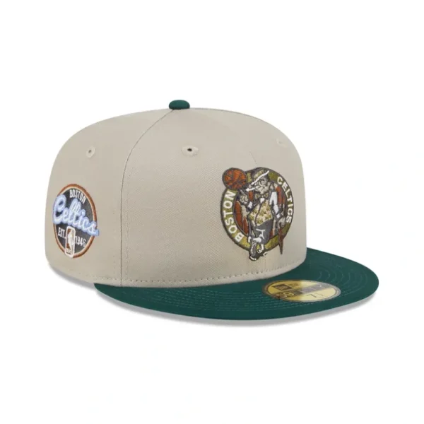 New Boston Celtics Earth Day 59FIFTY Fitted Hat - KTGCaps - Baseball caps for various teams, purchased online at a discount