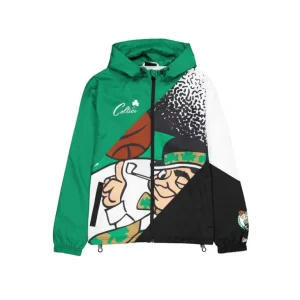 Fashion Boston Celtics Sport Classics Color Block Windbreaker - KTGCaps - Baseball caps for various teams, purchased online at a discount