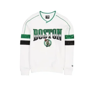Hot Boston Celtics Sport Classics White Crewneck - KTGCaps - Baseball caps for various teams, purchased online at a discount
