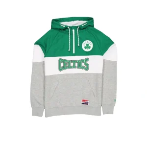 Hot Boston Celtics Throwback Color Block Hoodie - KTGCaps - Baseball caps for various teams, purchased online at a discount