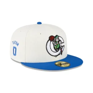 Flash Sale Boston Celtics X Concepts X Jayson Tatum Chrome Blue 59FIFTY Fitted Ha - KTGCaps - Baseball caps for various teams, purchased online at a discount
