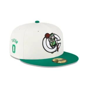 New Boston Celtics X Concepts X Jayson Tatum Chrome Green 59FIFTY Fitted H - KTGCaps - Baseball caps for various teams, purchased online at a discount