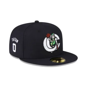 Hot Boston Celtics X Concepts X Jayson Tatum Navy 59FIFTY Fitted Hat - KTGCaps - Baseball caps for various teams, purchased online at a discount