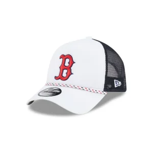 Shop Boston Red Sox Court Sport 9FORTY AFrame Trucker Hat - KTGCaps - Baseball caps for various teams, purchased online at a discount